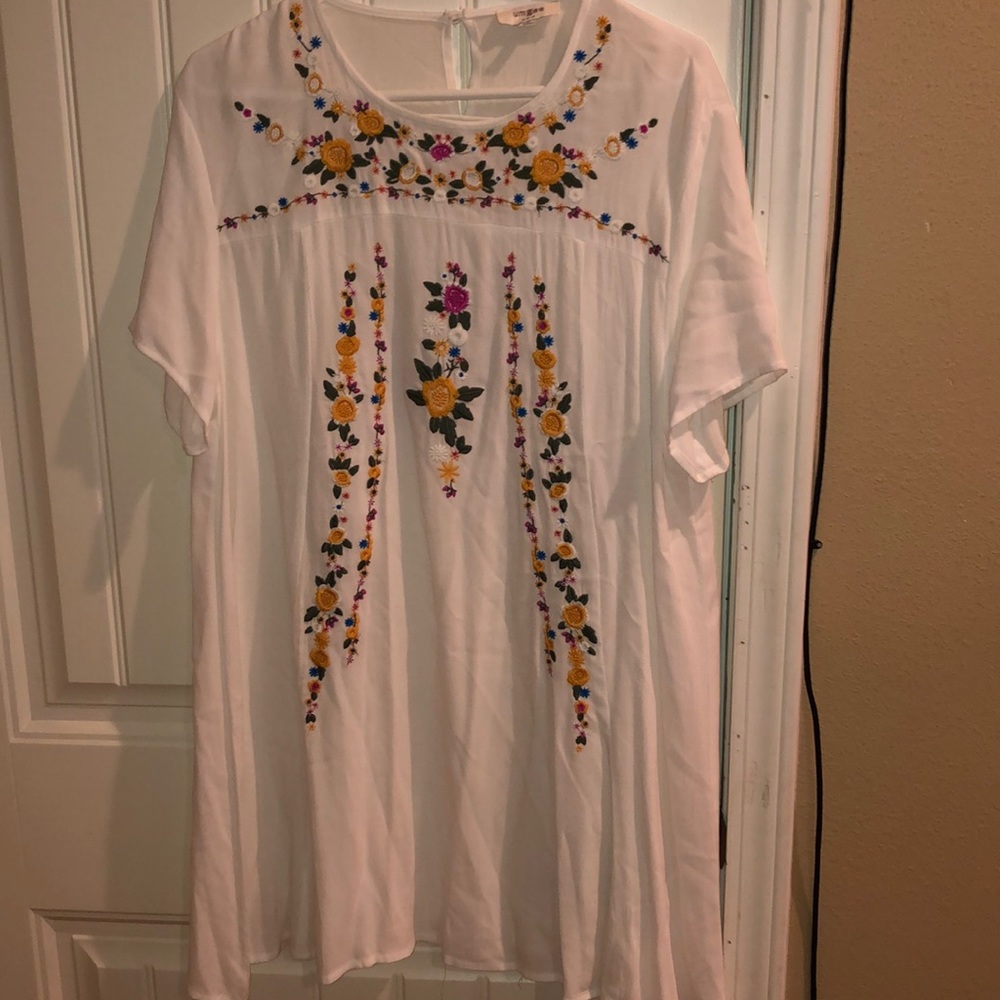 Cream sun dress